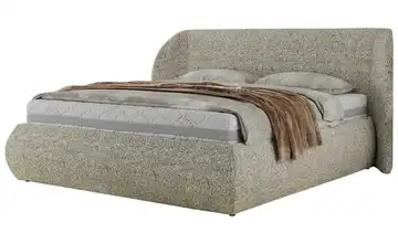 Polsterbett 200x200 Beige 245 cm 200x200 cm Polsterbett 200x200 Sand Sand