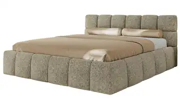 Polsterbett 160x200Dunkelbeige 160x200 cm Polsterbett 160x200 Dunkelbeige Dunkelbeige 186 cm