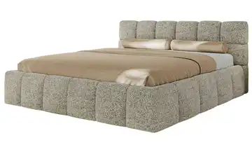 Polsterbett 160x200 Beige 160x200 cm Polsterbett 160x200 Sand Sand 186 cm