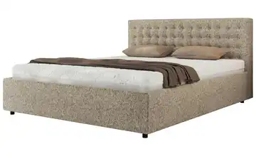 Polsterbett 140x200 Beige Polsterbett 140x200 Dunkelbeige 148 cm 140x200 cm Dunkelbeige
