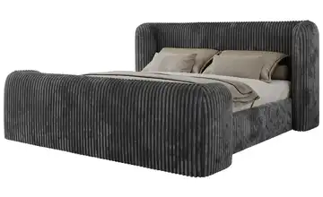 Polsterbett 140x200 Grau 183 cm 140x200 cm Grau Polsterbett 140x200 Grau