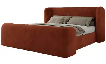 Polsterbett 140x200 Orange 183 cm 140x200 cm Aprikose Polsterbett 140x200 Aprikose