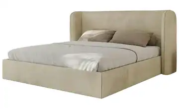 Polsterbett 160x200 Beige Hellbeige Polsterbett 160x200 Hellbeige 160x200 cm 203 cm