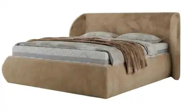 Polsterbett 180x200 Beige 225 cm 180x200 cm Polsterbett 180x200 Dunkelbeige Beige