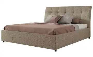 Polsterbett 200x200Dunkelbeige Dunkelbeige Polsterbett 200x200 Dunkelbeige 200x200 cm 208 cm