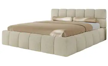 Polsterbett 200x200 Creme 200x200 cm Polsterbett 200x200 Ecru Ecru 226 cm