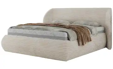 Polsterbett 160x200 Beige 205 cm 160x200 cm Polsterbett 160x200 Beige Beige
