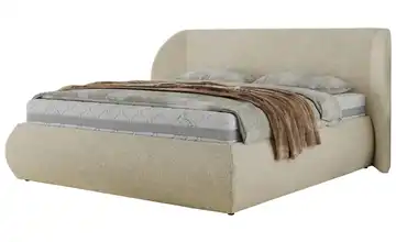 Polsterbett 180x200 Creme 225 cm 180x200 cm Polsterbett 180x200 Ecru Ecru
