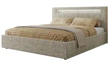 Polsterbett 200x200 Beige Polsterbett 200x200 Sand 208 cm Sand 200x200 cm