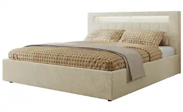 Polsterbett 200x200 Creme Polsterbett 200x200 Ecru 208 cm Ecru 200x200 cm