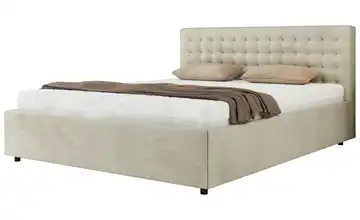 Polsterbett 200x200 Beige Polsterbett 200x200 Hellbeige 208 cm 200x200 cm Hellbeige