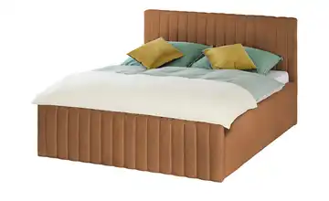 Polsterbett Batina ohne Bettkasten Curry 180 cm