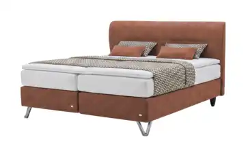 RUF Boxspringbett Rostrot 160 cm H2 & H3