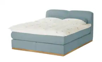 Boxspringbett H3 & H4 180 cm Hellblau