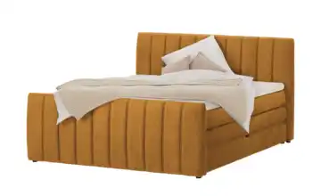 Twist Boxspringbett mit Bettkasten Carina 140 cm Goldgelb