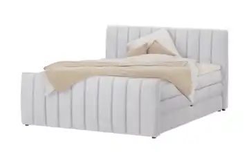 Twist Boxspringbett mit Bettkasten Carina 160 cm Hellgrau