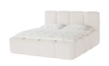 Polsterbett mit Bettkasten Newbury Creme 180 cm mit Bettkasten