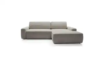Selsey Ecksofa mit Schlaffunktion Baleo Greige rechts