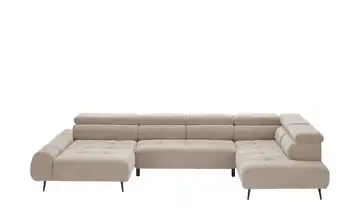 Twist Wohnlandschaft Mavel Cappuccino rechts Erweiterte Funktion