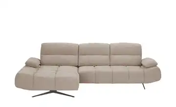 Twist Ecksofa Falcao Grundfunktion Cappuccino links