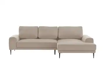 Twist Ecksofa Capitol Grundfunktion rechts Cappuccino Chenille