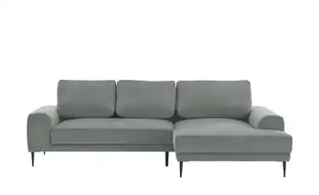 Twist Ecksofa Capitol Grundfunktion rechts Grau Chenille