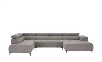 Twist Wohnlandschaft Caro Grundfunktion links Mikrofaser Schlamm