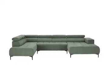 Twist Wohnlandschaft Caro Grundfunktion links Mikrofaser Khaki