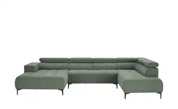 Twist Wohnlandschaft Caro Grundfunktion rechts Mikrofaser Khaki