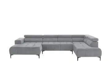 Twist Wohnlandschaft Caro Grundfunktion rechts Chenille Grau