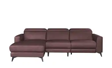Primo Ecksofa mit Relaxfunktion Taku Rot links