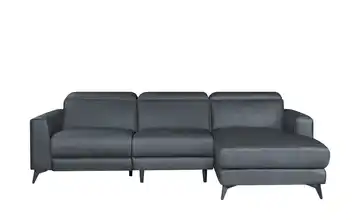 Primo Ecksofa mit Relaxfunktion Taku Blau rechts