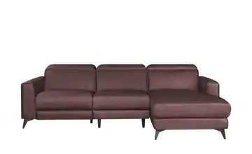 Primo Ecksofa mit Relaxfunktion Taku Rot rechts