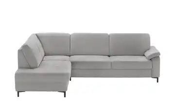 Kollektion Kraft Ecksofa Carmen ohne links Silbergrau