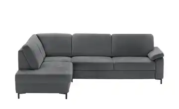 Kollektion Kraft Ecksofa Carmen ohne links Dunkelgrau
