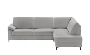 Kollektion Kraft Ecksofa Carmen ohne rechts Silbergrau