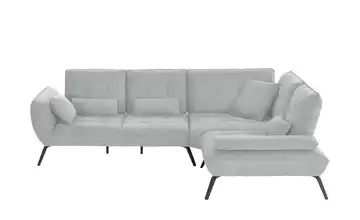 vito Ecksofa Ticona silberfarben rechts Grundfunktion