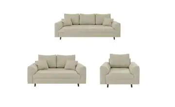 S-STYLE Polstergarnitur 3+2+1 Maya Beige