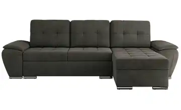 Ecksofa Dunkelgrau