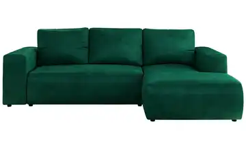 Ecksofa Dunkelgrün