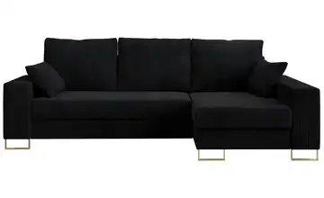 Ecksofa Schwarz