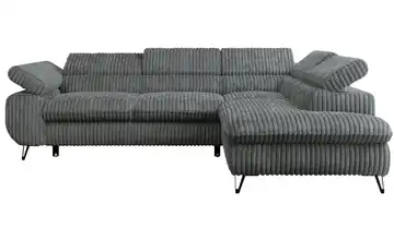 Ecksofa Dunkelgrau