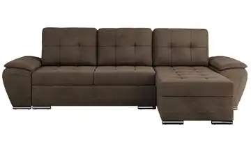 Ecksofa Braun