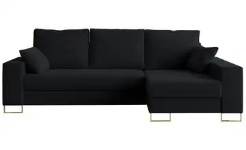 Ecksofa Schwarz
