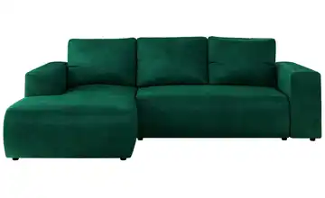 Ecksofa Dunkelgrün