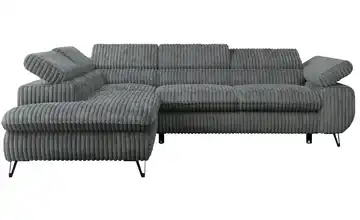 Ecksofa Dunkelgrau