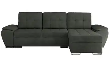 Ecksofa Dunkelgrau