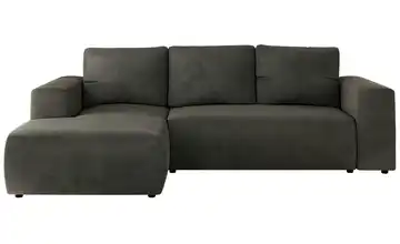 Ecksofa Dunkelgrau