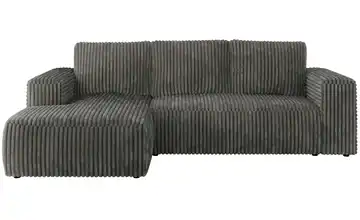 Ecksofa Dunkelgrau