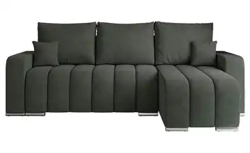Ecksofa Dunkelgrau